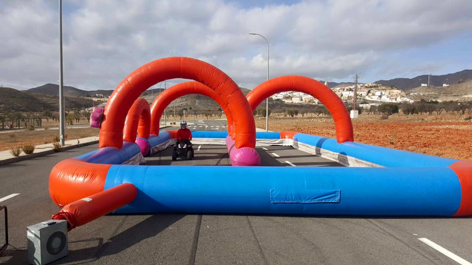 Castillo Hinchable Pista karst